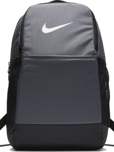 Fitness Mania - Nike Brasilia Medium Training Backpack Bag 9.0 - Flint Grey/Black/White