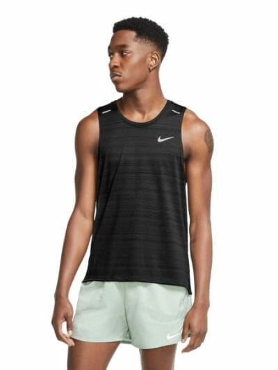 Fitness Mania - Nike Dri-Fit Miler Mens Running Tank Top - Black