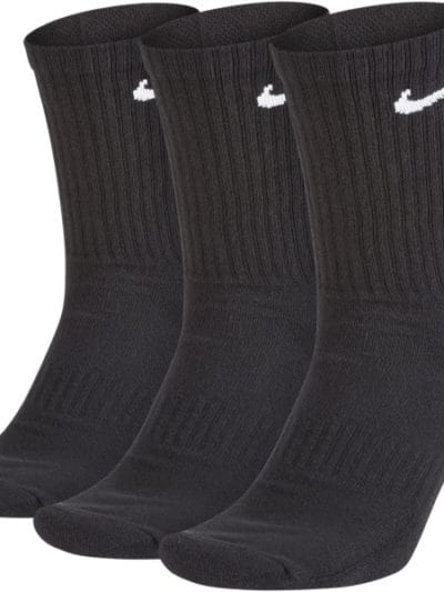 Fitness Mania - Nike Everyday Cushion Crew Training Socks - 3 Pack - Black