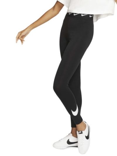 Fitness Mania - Nike Sportswear Club High-Waisted Womens Tights - Black