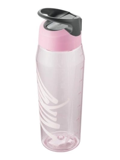 Fitness Mania - Nike TR Hypercharge Straw BPA Free Sport Water Bottle - 946ml - Pink Rise/Cool Grey/White