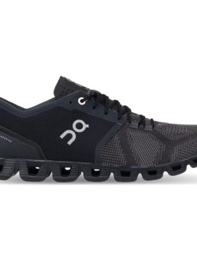 Fitness Mania - On Cloud X Classic - Mens Running Shoes - Black/Asphalt