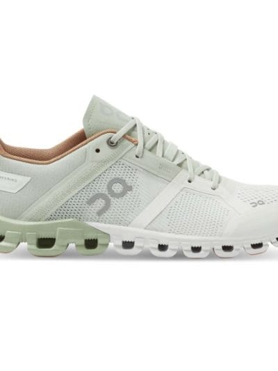 Fitness Mania - On Cloudflow - Womens Running Shoes - Aloe/White