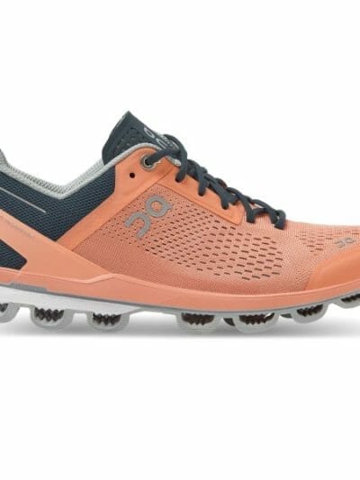 Fitness Mania - On Cloudsurfer - Womens Running Shoes - Coral/Navy