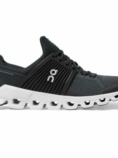 Fitness Mania - On Cloudswift - Mens Running Shoes - Black/Rock