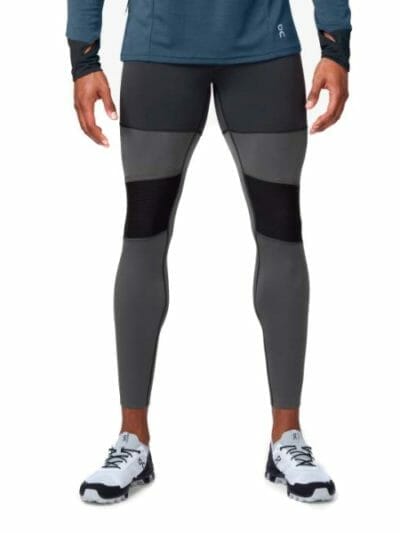 Fitness Mania - On Running Mens Long Tights - Black/Shadow