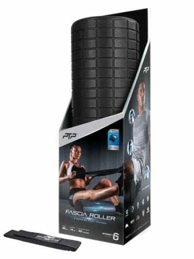 Fitness Mania - PTP Fascia Release Roller - Medium 45cm - Black