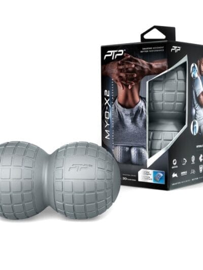 Fitness Mania - PTP Myo-X2 Back and Neck Massager - Silver