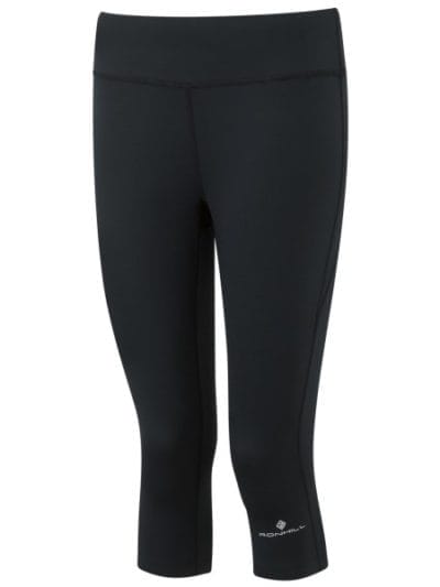 Fitness Mania - Ronhill Core Womens Running Capri Tights - Black