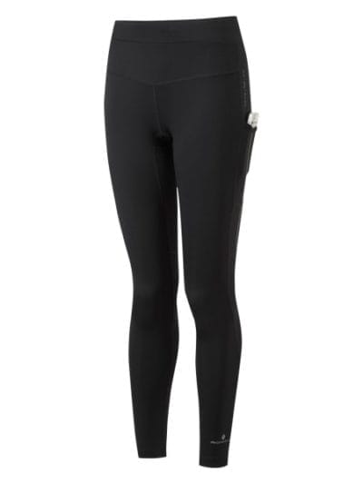 Fitness Mania - Ronhill Tech Revive Stretch Womens Running Tights - All Black