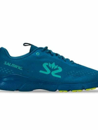 Fitness Mania - Salming EnRoute 3 - Mens Running Shoes - Blue/Safety Yellow