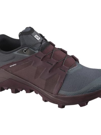 Fitness Mania - Salomon Wildcross - Womens Trail Running Shoes - India Ink/Wine Tasting