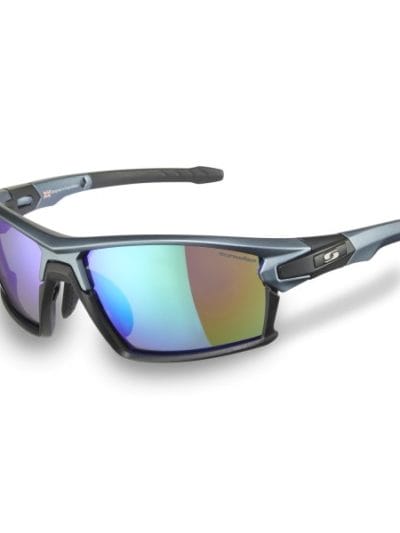 Fitness Mania - Sunwise Hybrid Sports Sunglasses - Metallic Blue/Blue Platinum