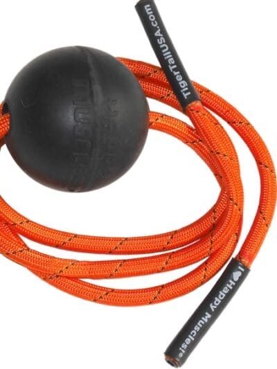 Fitness Mania - Tiger Tail 2.6 Massage Ball - Black/Orange