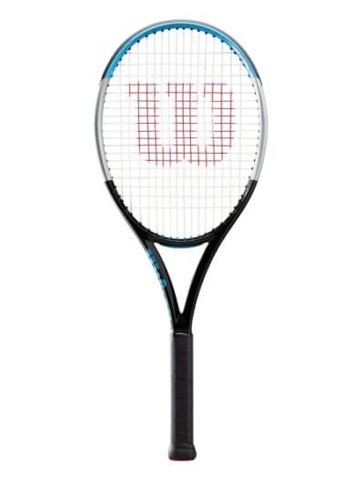 Fitness Mania - Wilson Ultra 100UL v3 Tennis Racquet - Black/Silver/Blue