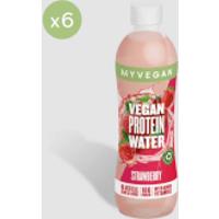Fitness Mania - Clear Vegan Protein Water - 6 x 500ml - Bottle - Strawberry