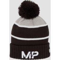 Fitness Mania - MP Bobble Knitted Bobble Hat - Black/White