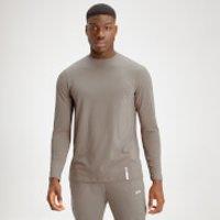 Fitness Mania - MP Men's Luxe Classic Long Sleeve Crew Top - Taupe