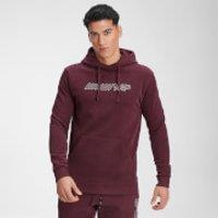 Fitness Mania - MP Men's Outline Graphic Hoodie - Washed Oxblood