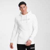 Fitness Mania - MP Men's Outline Graphic Hoodie - White