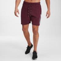 Fitness Mania - MP Men's Outline Graphic Shorts - Washed Oxblood