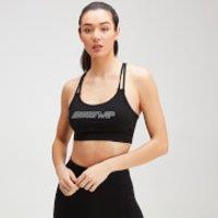 Fitness Mania - MP Women's Outline Graphic Bra - Black