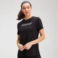 Fitness Mania - MP Women's Outline Graphic T-Shirt - Black