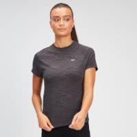 Fitness Mania - MP Women's Performance T-Shirt - Black/Charcoal Marl  - XS