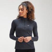 Fitness Mania - MP Women's Performance Zip Training Top- Black/Charcoal Marl - M