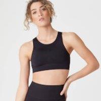 Fitness Mania - MP Women's Shape Seamless Ultra Sports Bra – Black - S