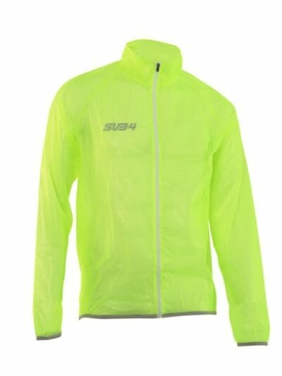 Fitness Mania - Action Unisex Running/Cycling Rain Jacket - Fluoro
