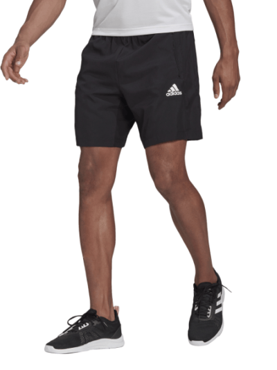 Fitness Mania - Adidas Aeroready D2M Woven Mens Training Shorts - Black