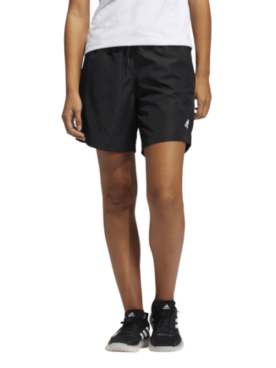 Fitness Mania - Adidas Woven Long-Length Womens Training Shorts - Black/White