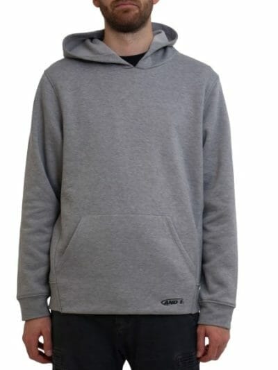 Fitness Mania - And1 Fleece Mens Hoodie With Pocket - Grey Marle