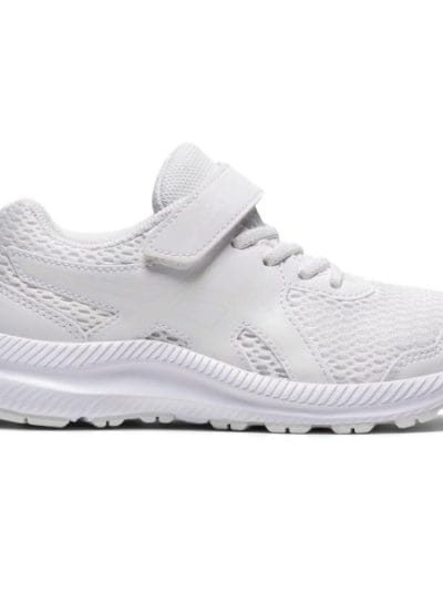 Fitness Mania - Asics Contend 7 PS - Kids Running Shoes - Triple White