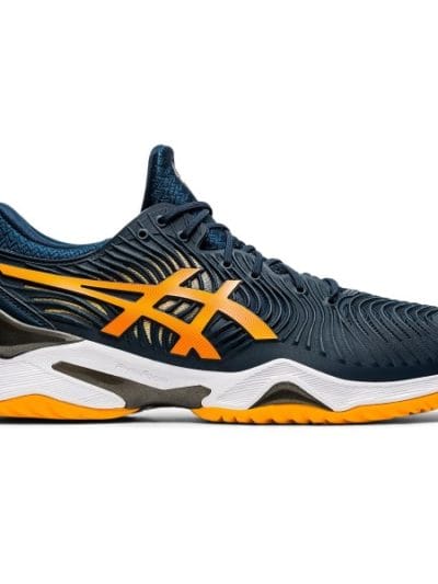 Fitness Mania - Asics Court FF 2 - Mens Tennis Shoes - French Blue/Amber