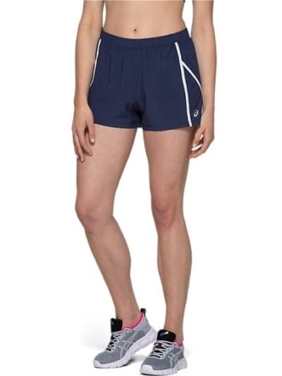 Fitness Mania - Asics Essential 3 Inch Woven Womens Training Shorts - Peacoat/Brilliant White