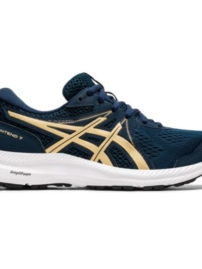 Fitness Mania - Asics Gel-Contend 7 - Womens Running Shoes - French Blue/Champagne