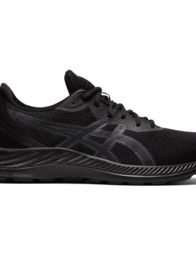 Fitness Mania - Asics Gel Excite 8 - Mens Running Shoes - Triple Black/Carrier Grey