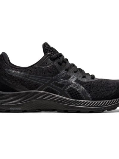 Fitness Mania - Asics Gel Excite 8 - Womens Running Shoes - Triple Black/Carrier Grey
