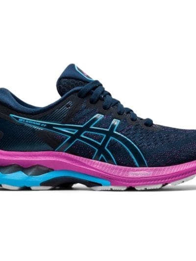 Fitness Mania - Asics Gel Kayano 27 GS - Kids Running Shoes - French Blue/Digital Aqua