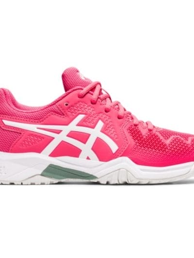 Fitness Mania - Asics Gel Resolution 8 GS - Kids Tennis Shoes - Pink Cameo/White