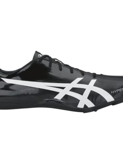 Fitness Mania - Asics Hyper Sprint 7 - Mens Sprint Track Spikes - Black/White