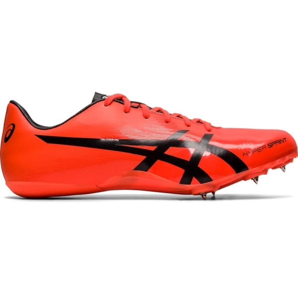 Fitness Mania - Asics Hyper Sprint 7 - Mens Sprint Track Spikes - Flash Coral/Black