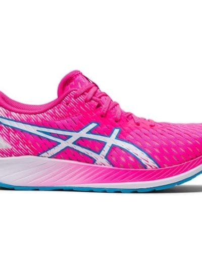 Fitness Mania - Asics Hyperspeed - Womens Road Racing Shoes - Hot Pink/White