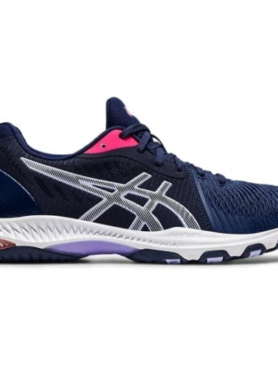 Fitness Mania - Asics Netburner Ballistic FF 2 - Womens Netball Shoes - Peacoat/Vapor