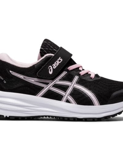 Fitness Mania - Asics Patriot 12 PS - Kids Running Shoes - Black/Pink Salt