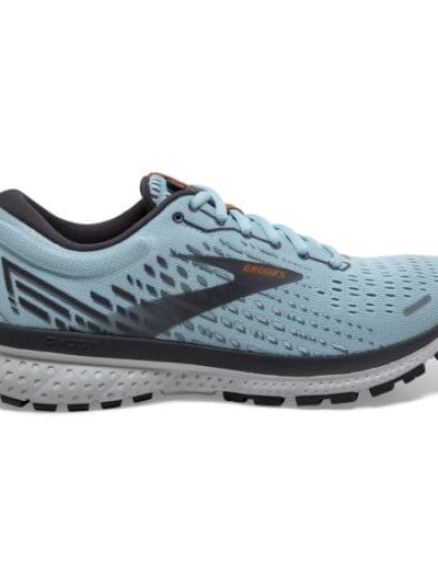 Fitness Mania - Brooks Ghost 13 - Womens Running Shoes - Light Blue/Blackened Pearl/White