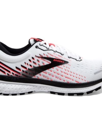 Fitness Mania - Brooks Ghost 13 - Womens Running Shoes - White/Pink/Black