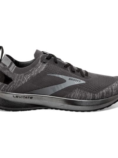 Fitness Mania - Brooks Levitate 4 - Mens Running Shoes - Blackened Pearl/Grey/Black